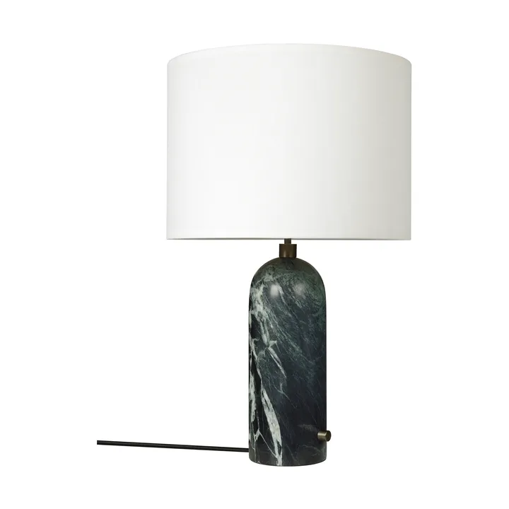 Candeeiro de mesa Gravity L - Emerald marble-white - GUBI