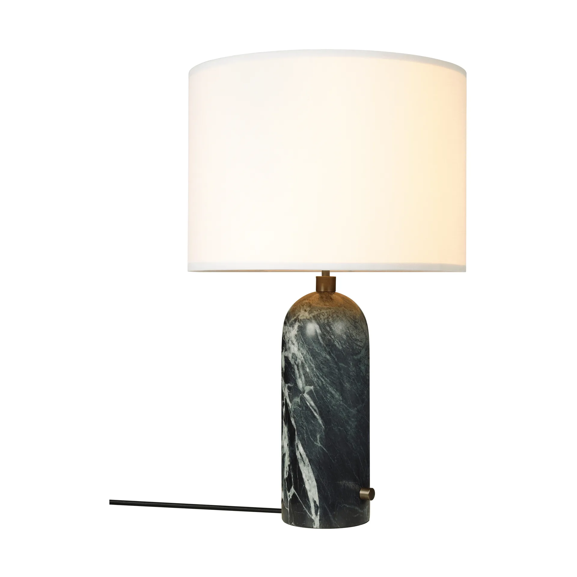 Candeeiro de mesa Gravity L, Emerald marble-white GUBI