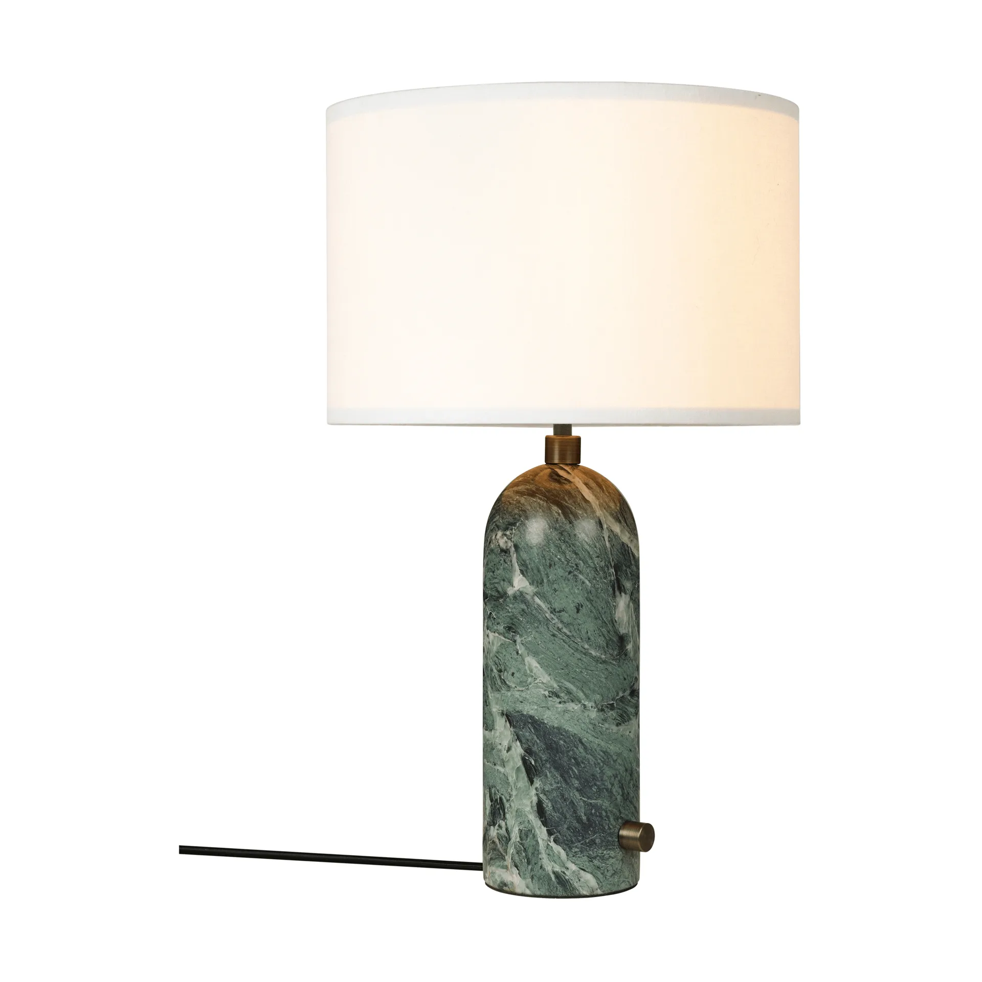 Candeeiro de mesa Gravity S, Emerald marble-white GUBI