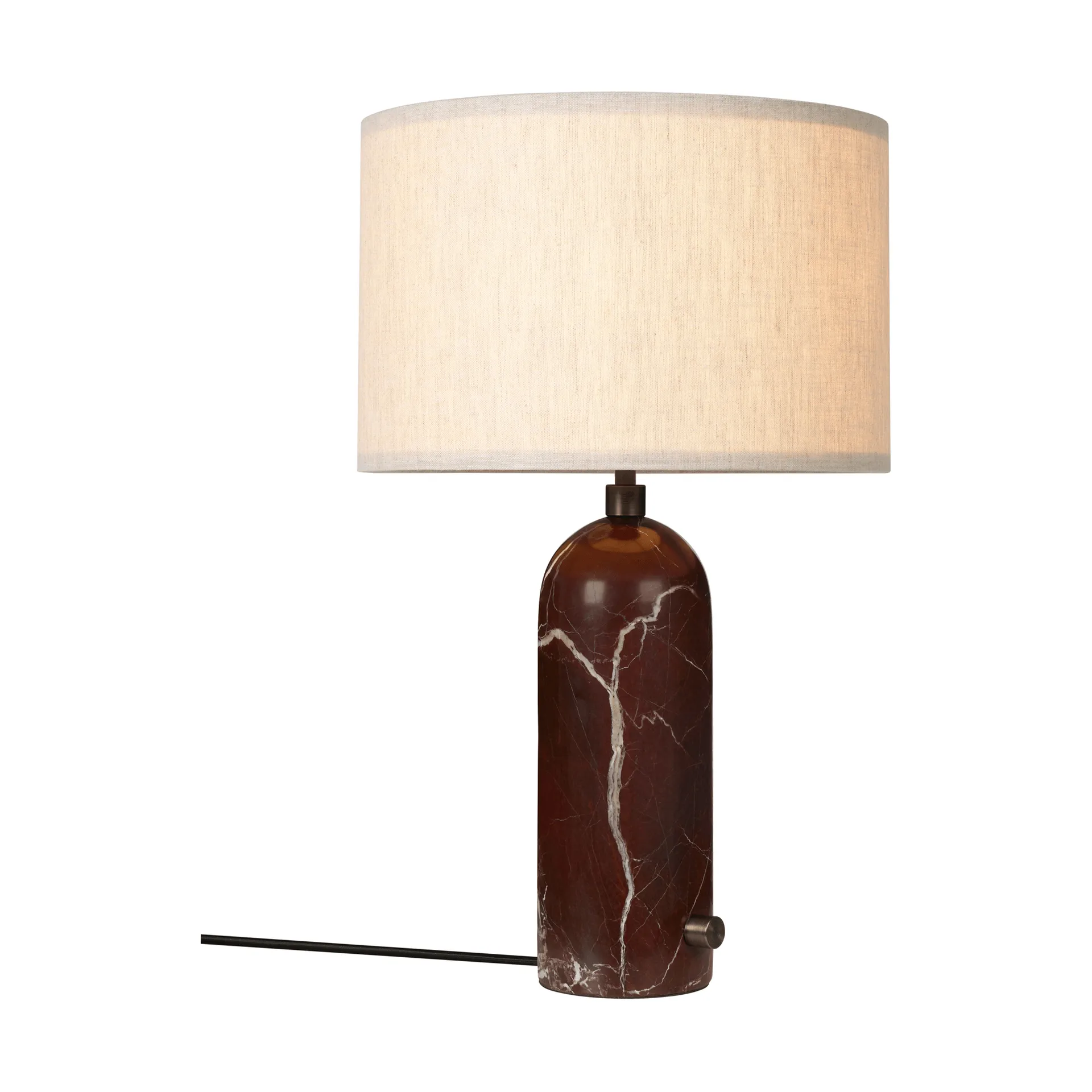 Candeeiro de mesa Gravity S, Maroon marble-canvas GUBI