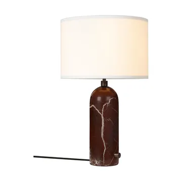 Candeeiro de mesa Gravity S - Maroon mármore-branco - GUBI