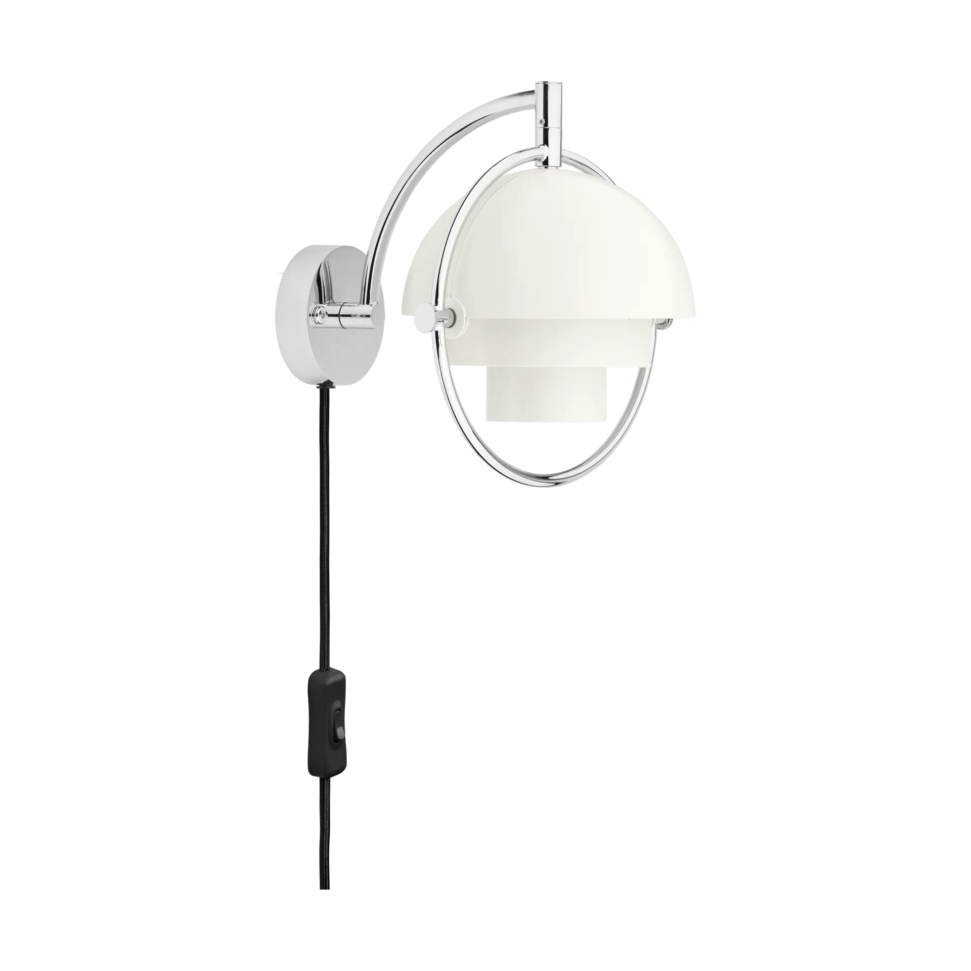 Candeeiro de parede Multi-Lite, Branco-cromado GUBI