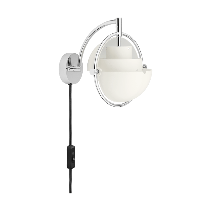 Candeeiro de parede Multi-Lite, Branco-cromado GUBI