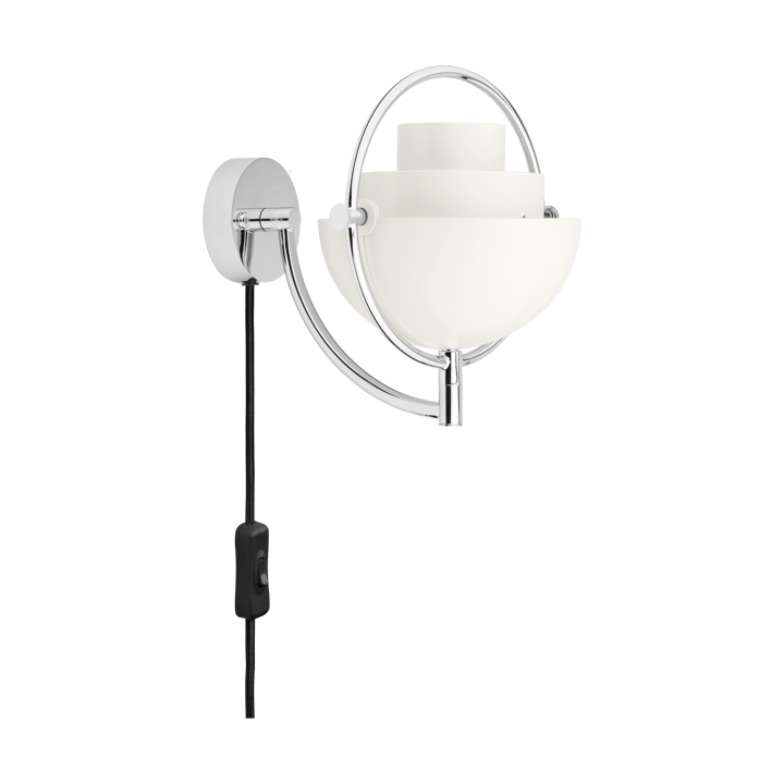Candeeiro de parede Multi-Lite, Branco-cromado GUBI