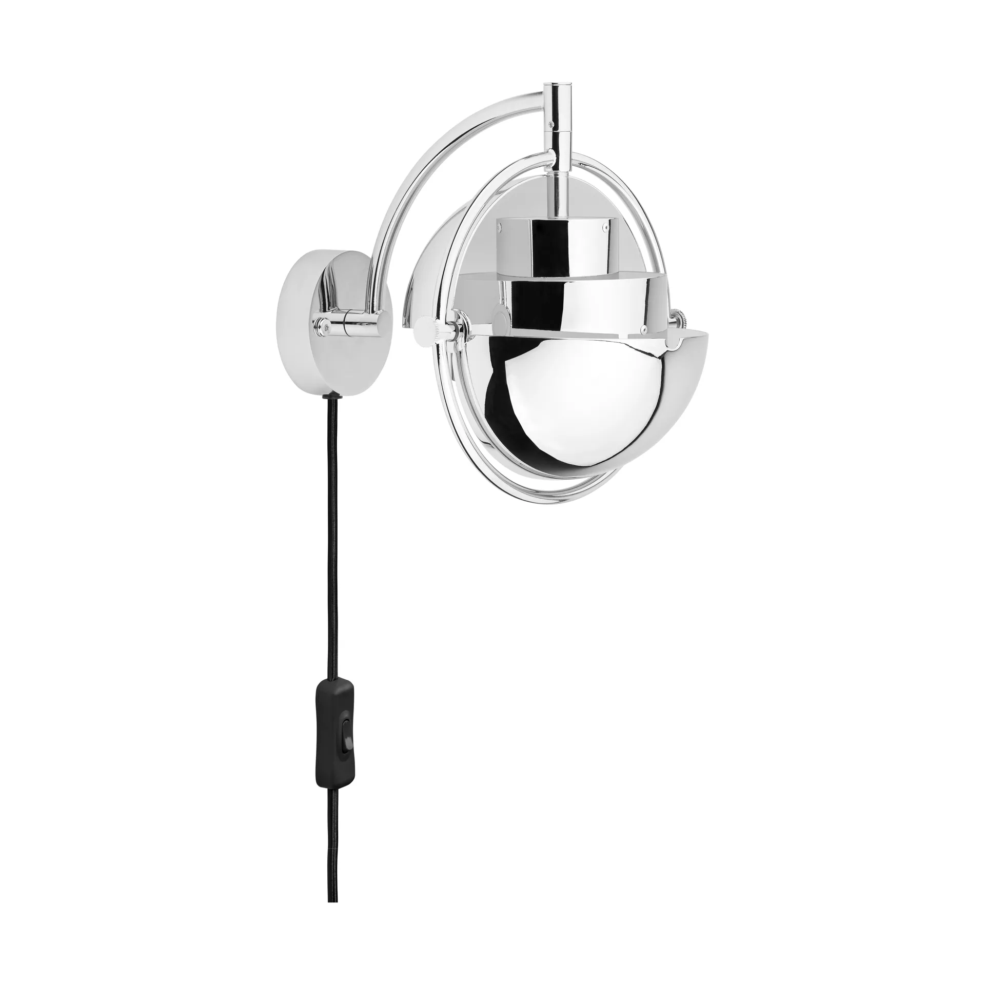 Candeeiro de parede Multi-Lite, Cromo GUBI