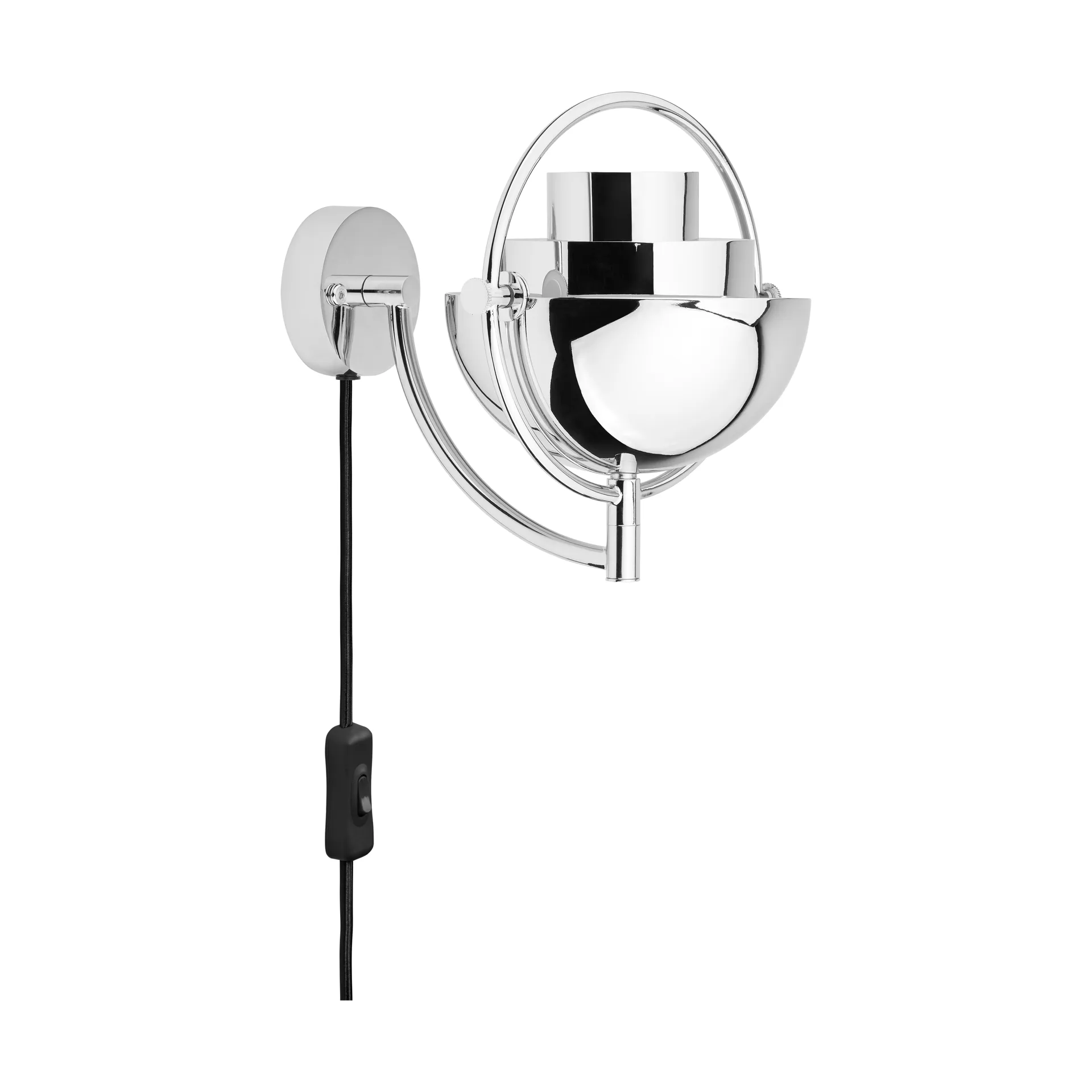 Candeeiro de parede Multi-Lite, Cromo GUBI