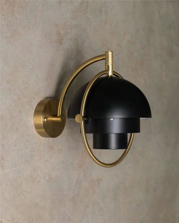Candeeiro de parede Multi-Lite - Preto-latão - GUBI