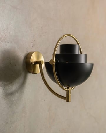 Candeeiro de parede Multi-Lite - Preto-latão - GUBI