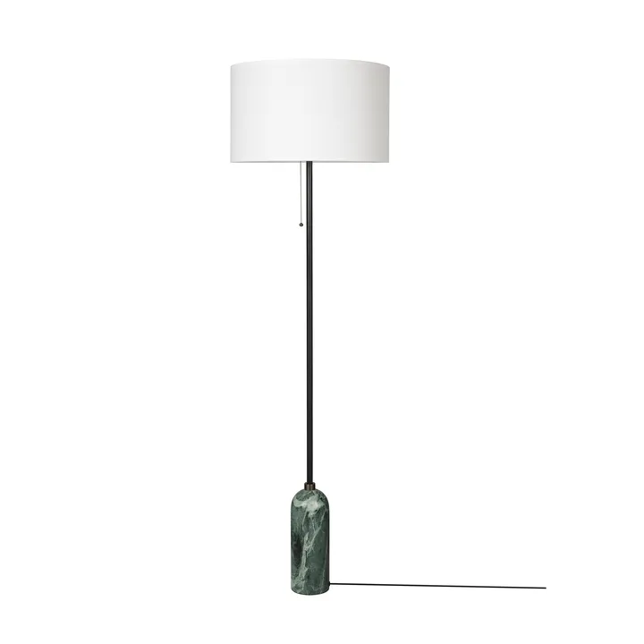 Candeeiro de pé Gravity - Emerald marble-white - GUBI