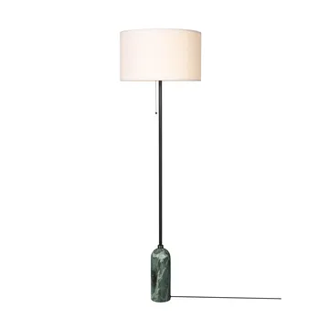 Candeeiro de pé Gravity - Emerald marble-white - GUBI