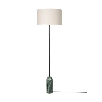 Candeeiro de pé Gravity - Emerald mármore-canvas - GUBI