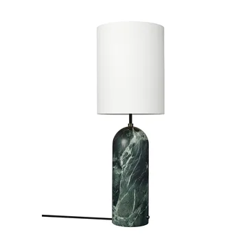 Candeeiro de pé Gravity XL - Emerald marble-white - GUBI