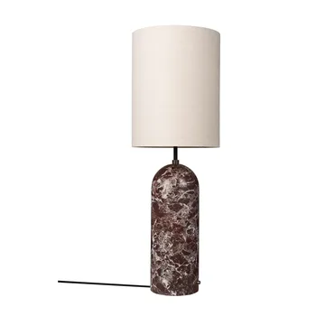 Candeeiro de pé Gravity XL - Maroon marble-canvas - GUBI