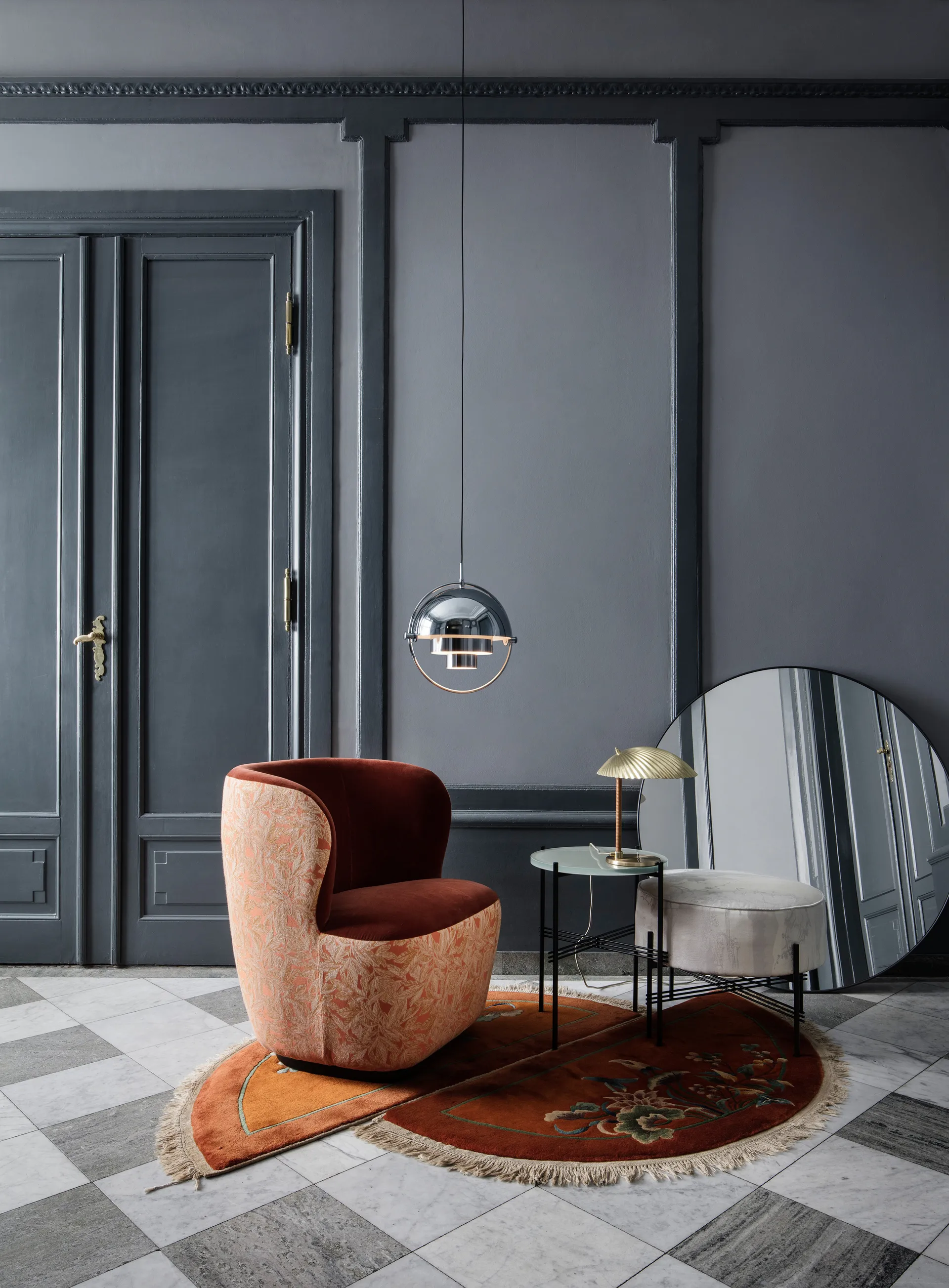 Candeeiro de teto Multi-Lite, Cromado GUBI