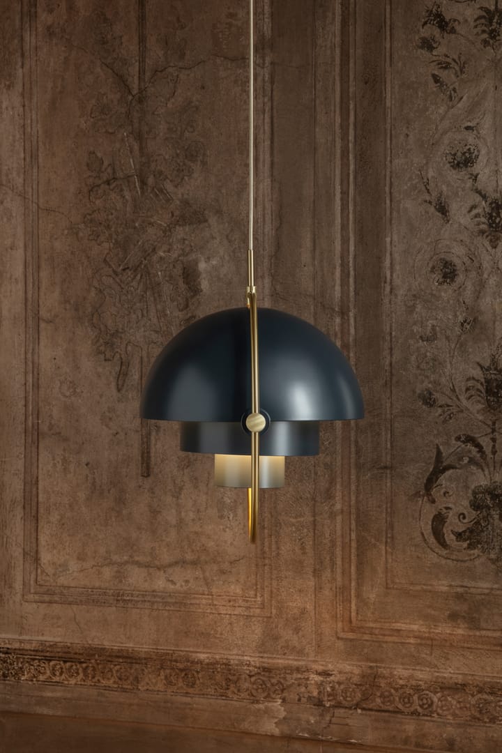 Candeeiro de teto Multi-Lite, latão-preto carvão GUBI