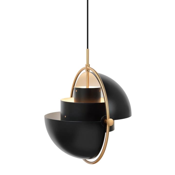 Candeeiro de teto Multi-Lite, latão-preto carvão GUBI