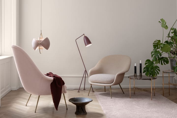Candeeiro de teto Multi-Lite, latão-rosa GUBI