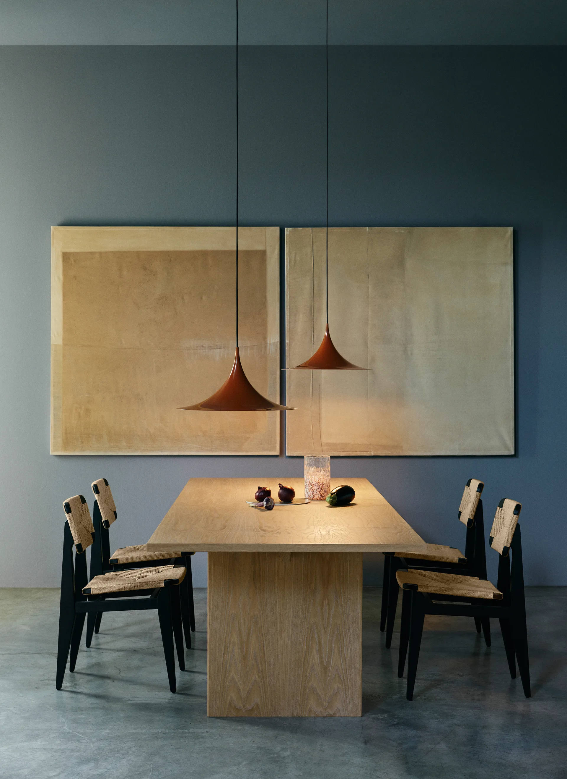 Candeeiro Semi Ø 47 cm, Roasted pumpkin glossy GUBI