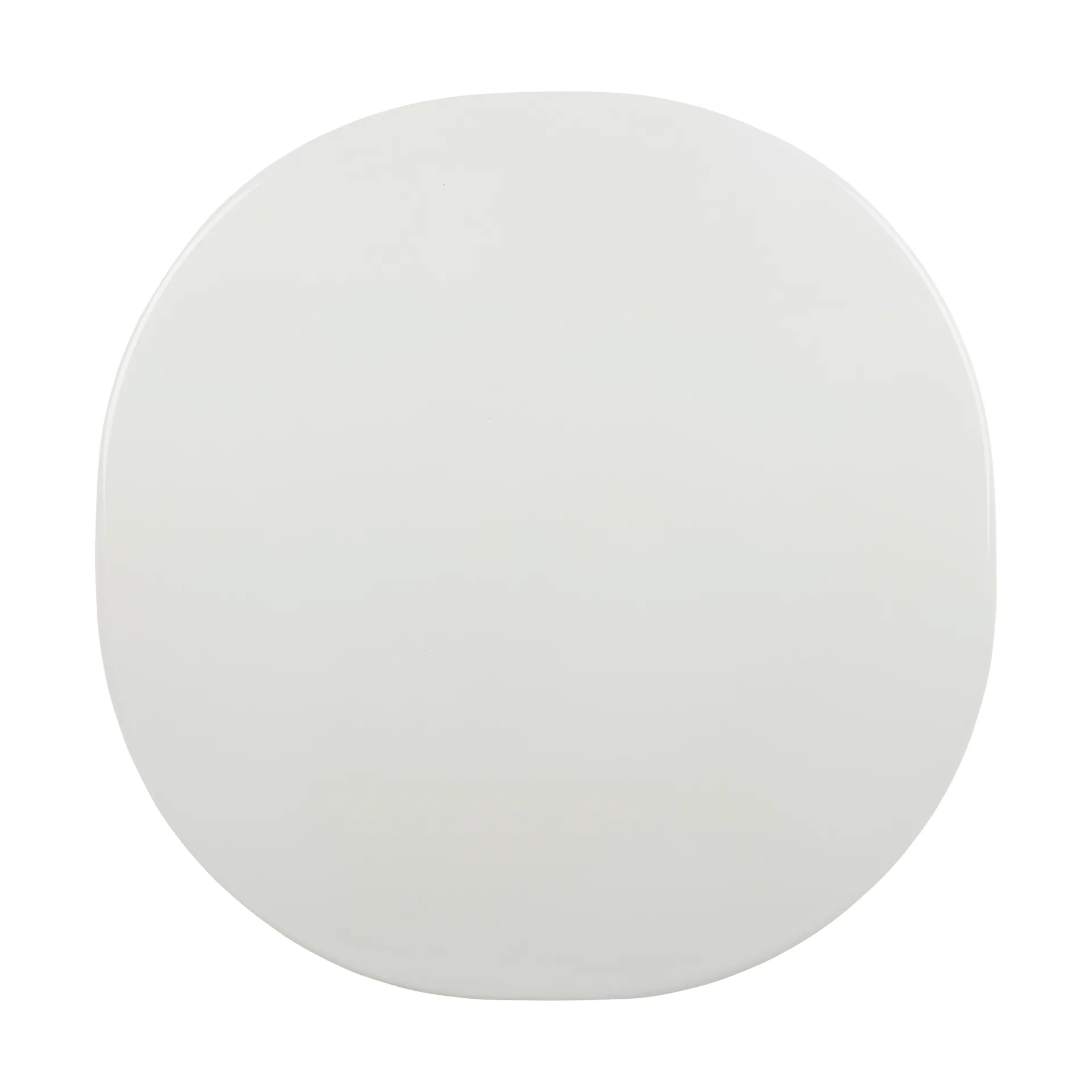 Carmel Bistro mesa de centro 75x75 cm, Branco pérola-preto semi fosco GUBI