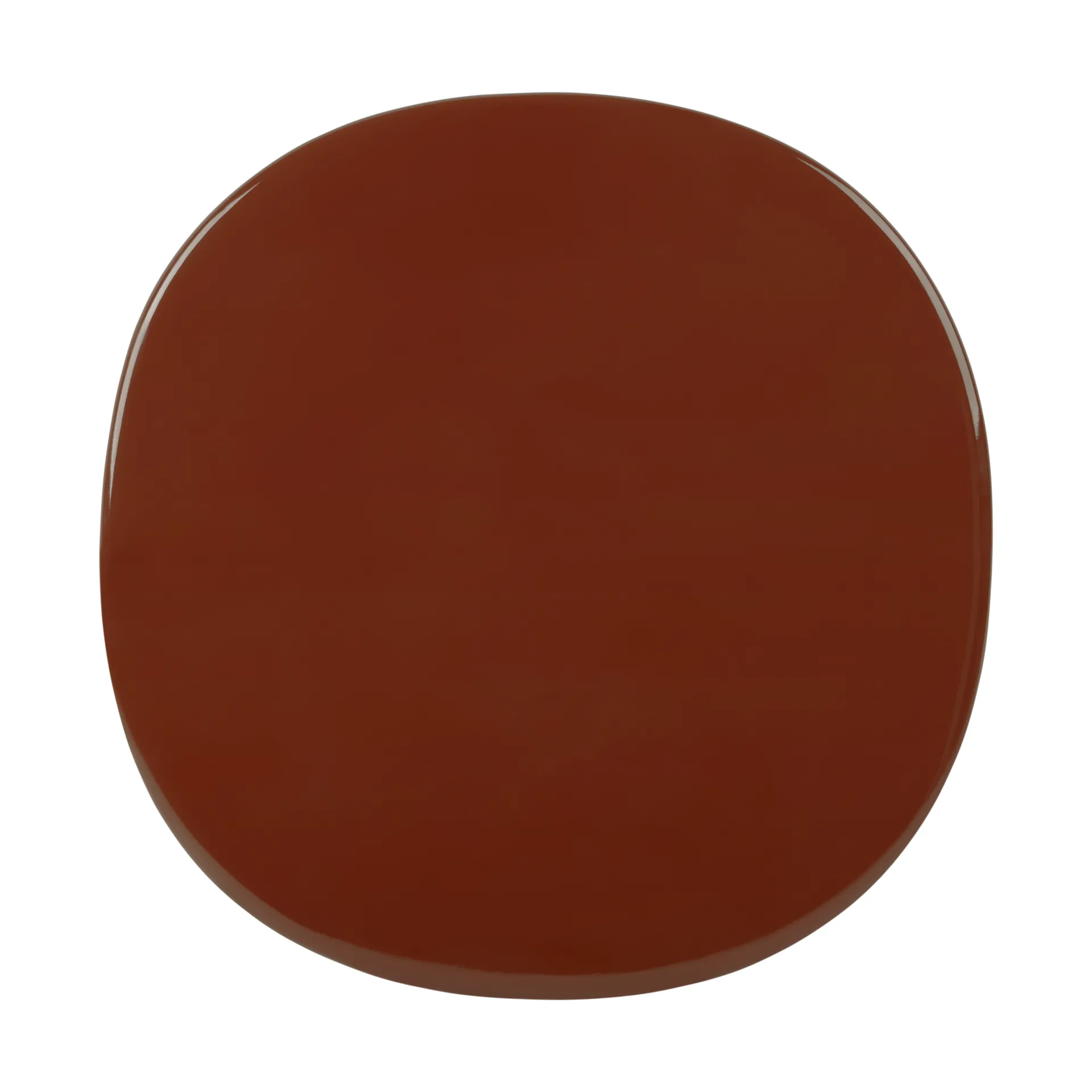 Carmel Bistro mesa de centro 75x75 cm, Vermelho rocha-preto semi fosco GUBI