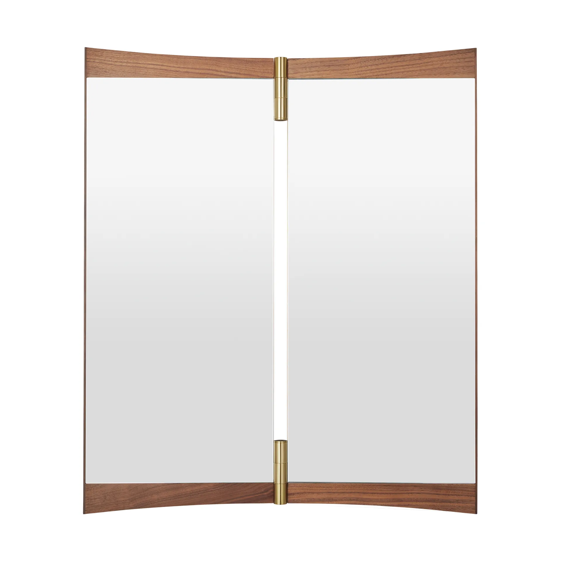 Espelho Vanity 2 , nogueira-latão  GUBI