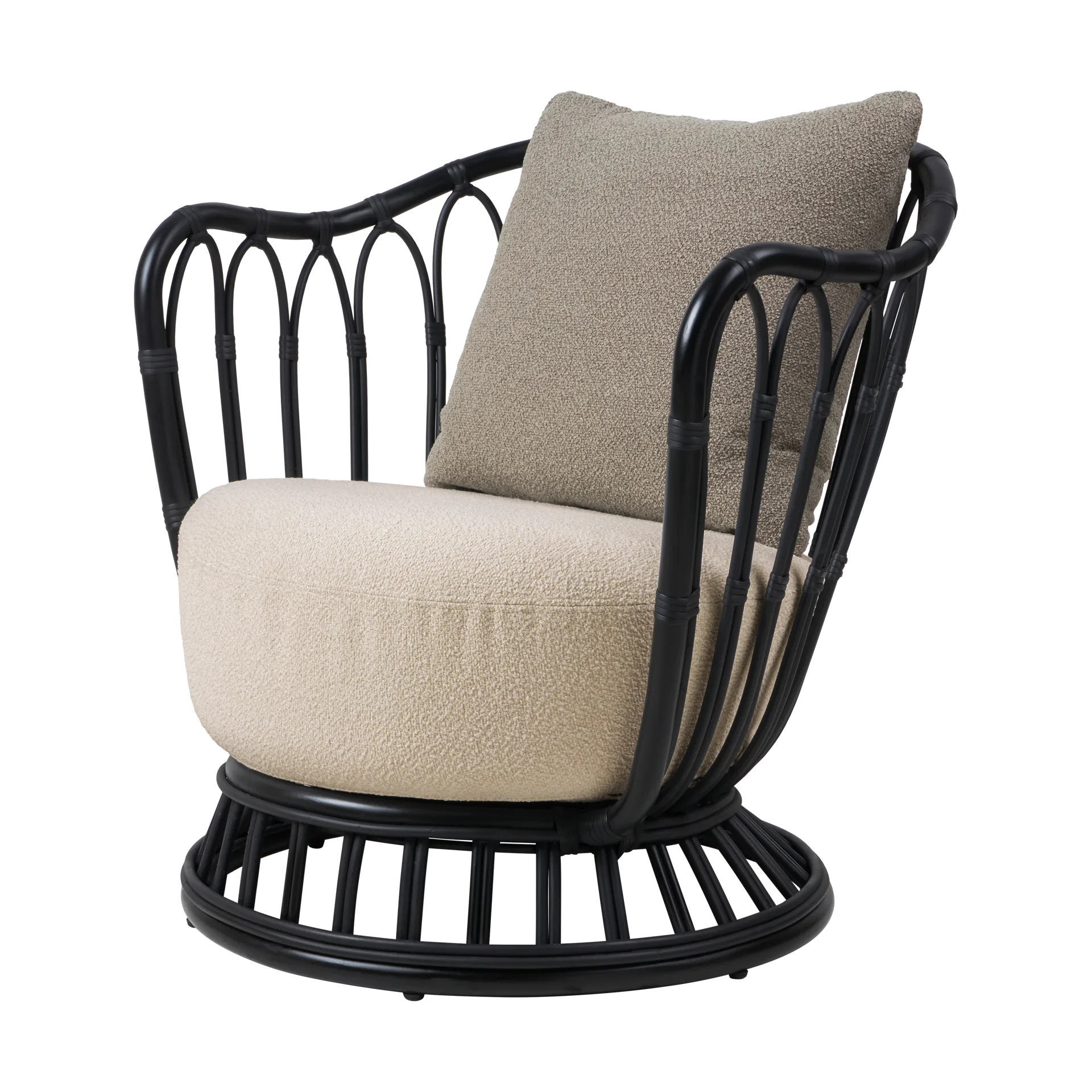 Grace Outdoor poltrona, Lorkey Limonta 41-43-preto GUBI