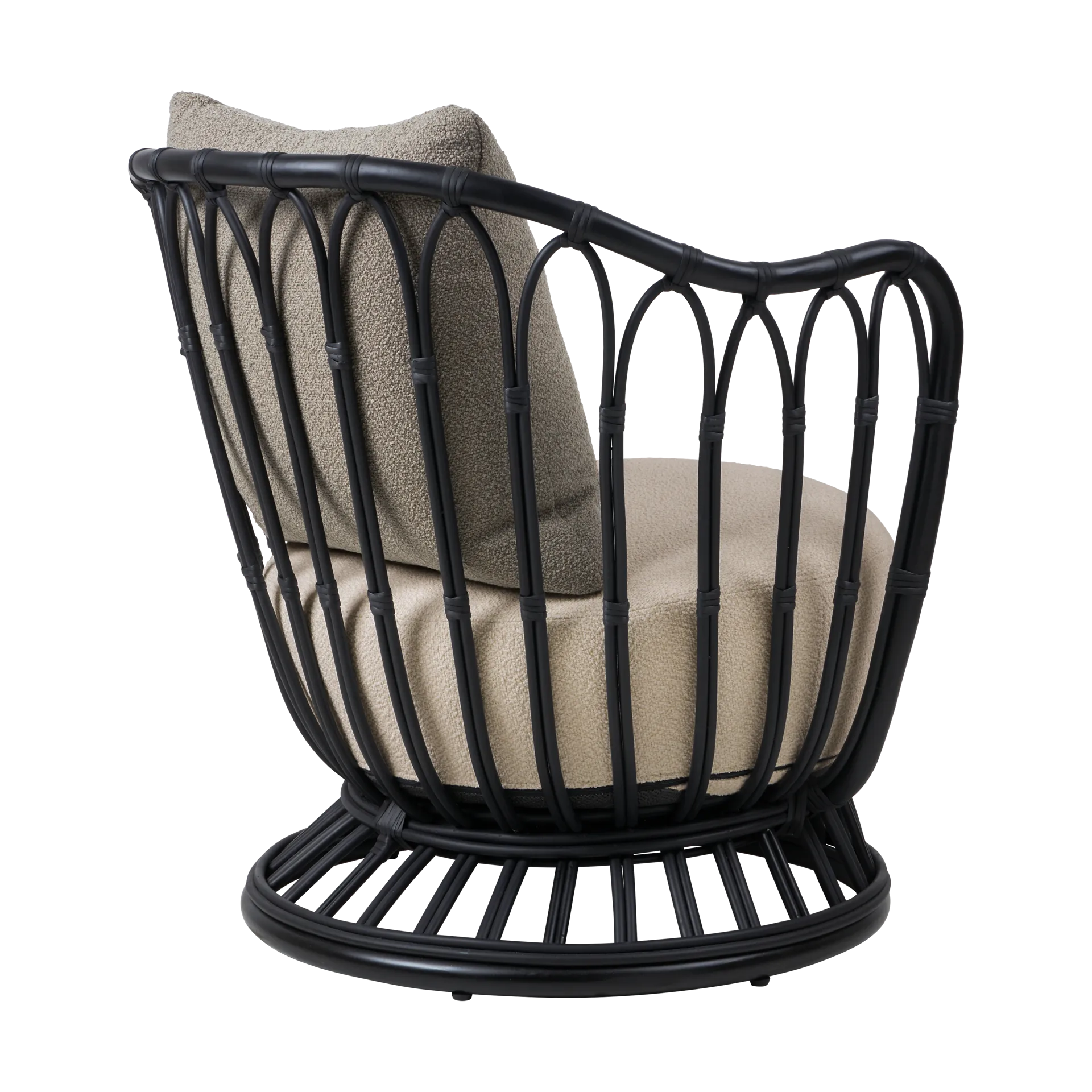 Grace Outdoor poltrona, Lorkey Limonta 41-43-preto GUBI