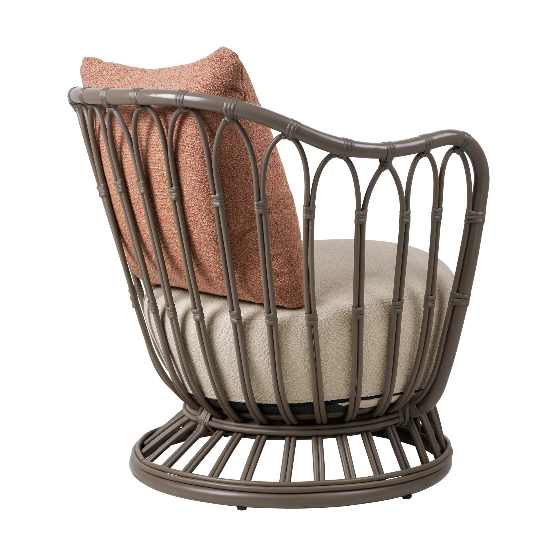 Grace Outdoor poltrona, Lorkey Limonta 41-44-cinza cogumelo GUBI