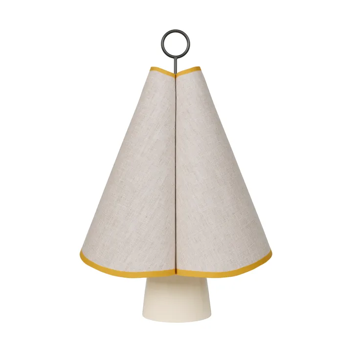 Hornbæk candeeiro de mesa portátil - Amarelo Poppy - GUBI