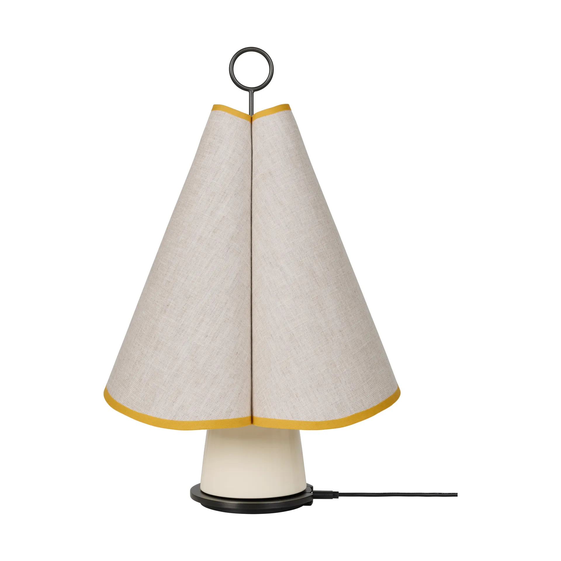 Hornbæk candeeiro de mesa portátil, Amarelo Poppy GUBI