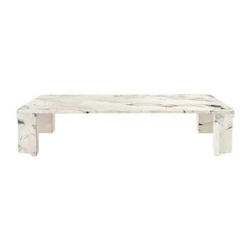 Mesa de centro Doric 80x140 cm - Cinzento elétrico - GUBI