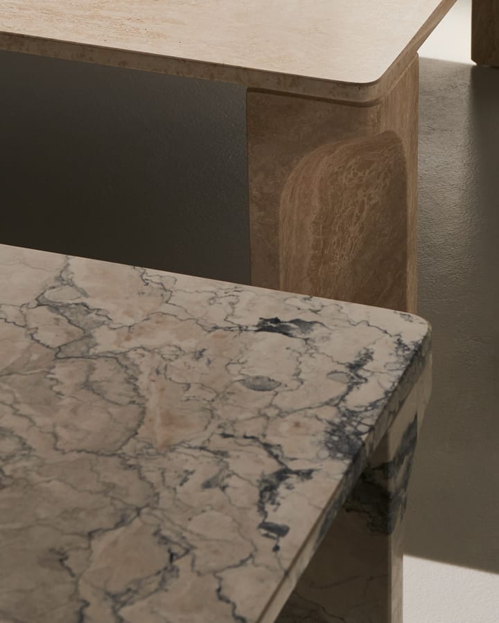 Mesa de centro Doric 80x140 cm, Cinzento elétrico GUBI