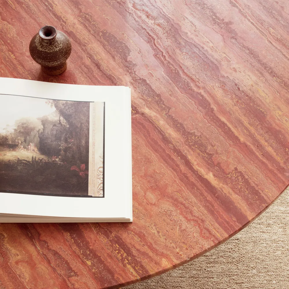 Mesa de centro Epic , Branco, Ø80 GUBI