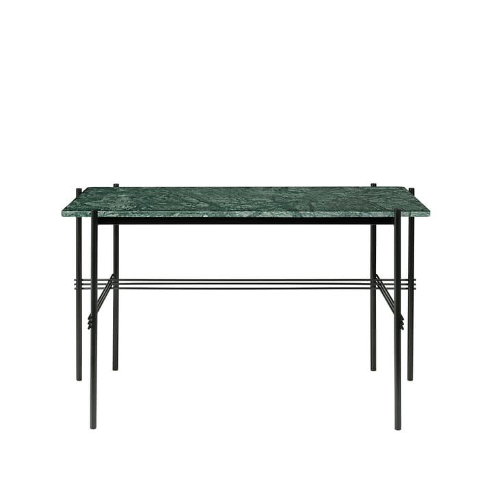 Mesa de escritório Ts Desk - mármore verde-preto lacado aço  - GUBI