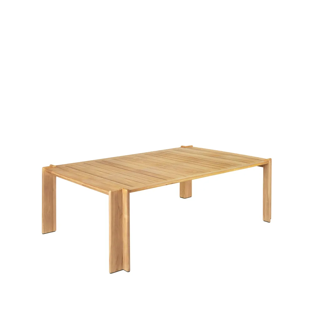 Mesa de jantar Atmosfera, Teca, 209x105 cm GUBI