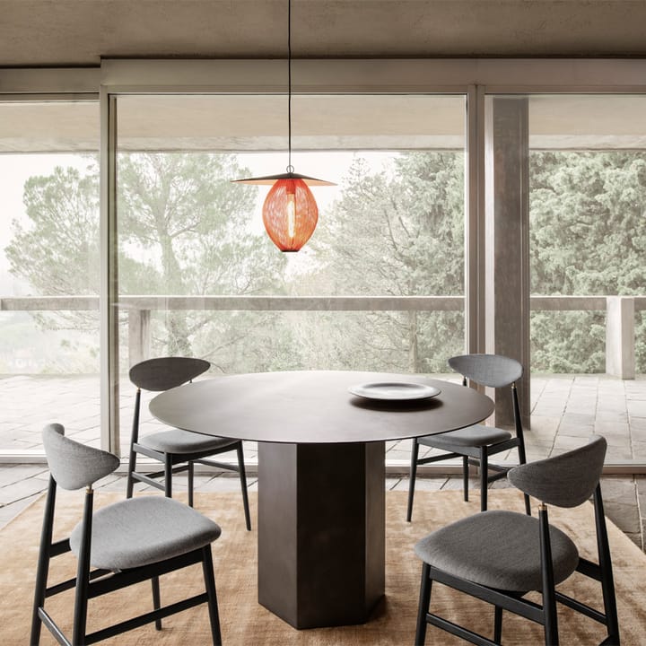 Mesa de jantar Epic Steel, Preto midnight GUBI