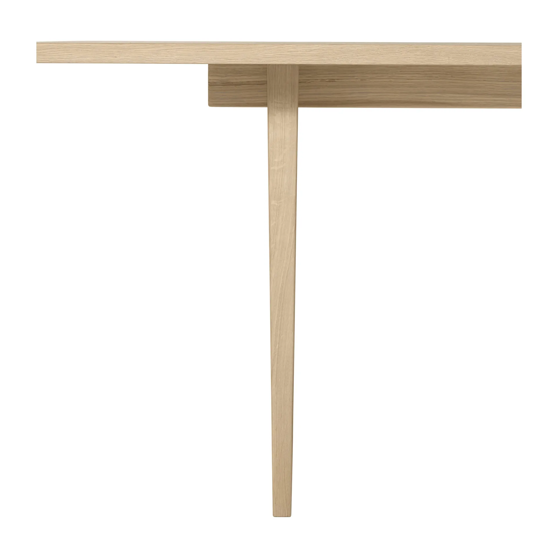 Mesa de jantar Private 100x260 cm, carvalho, Carvalho-claro manchado GUBI