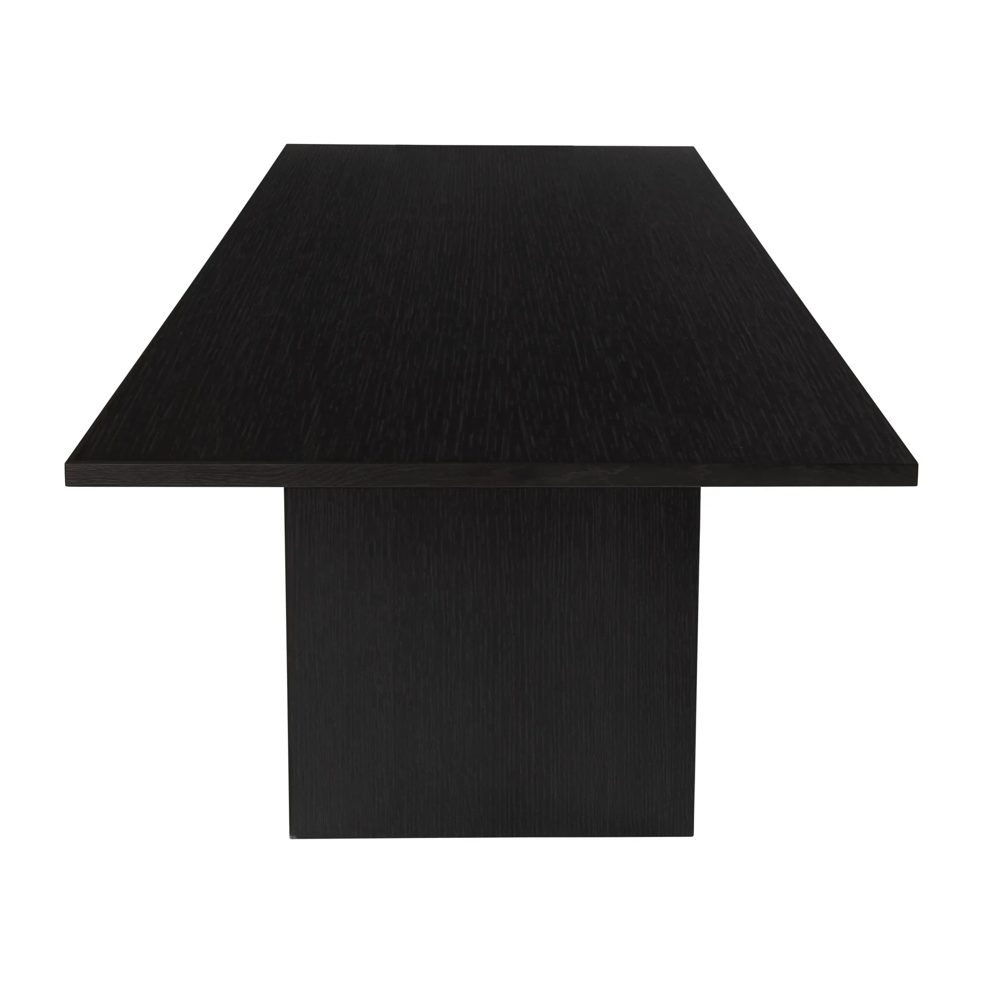 Mesa de jantar Private 100x320 cm, Carvalho-castanho-preto manchado GUBI