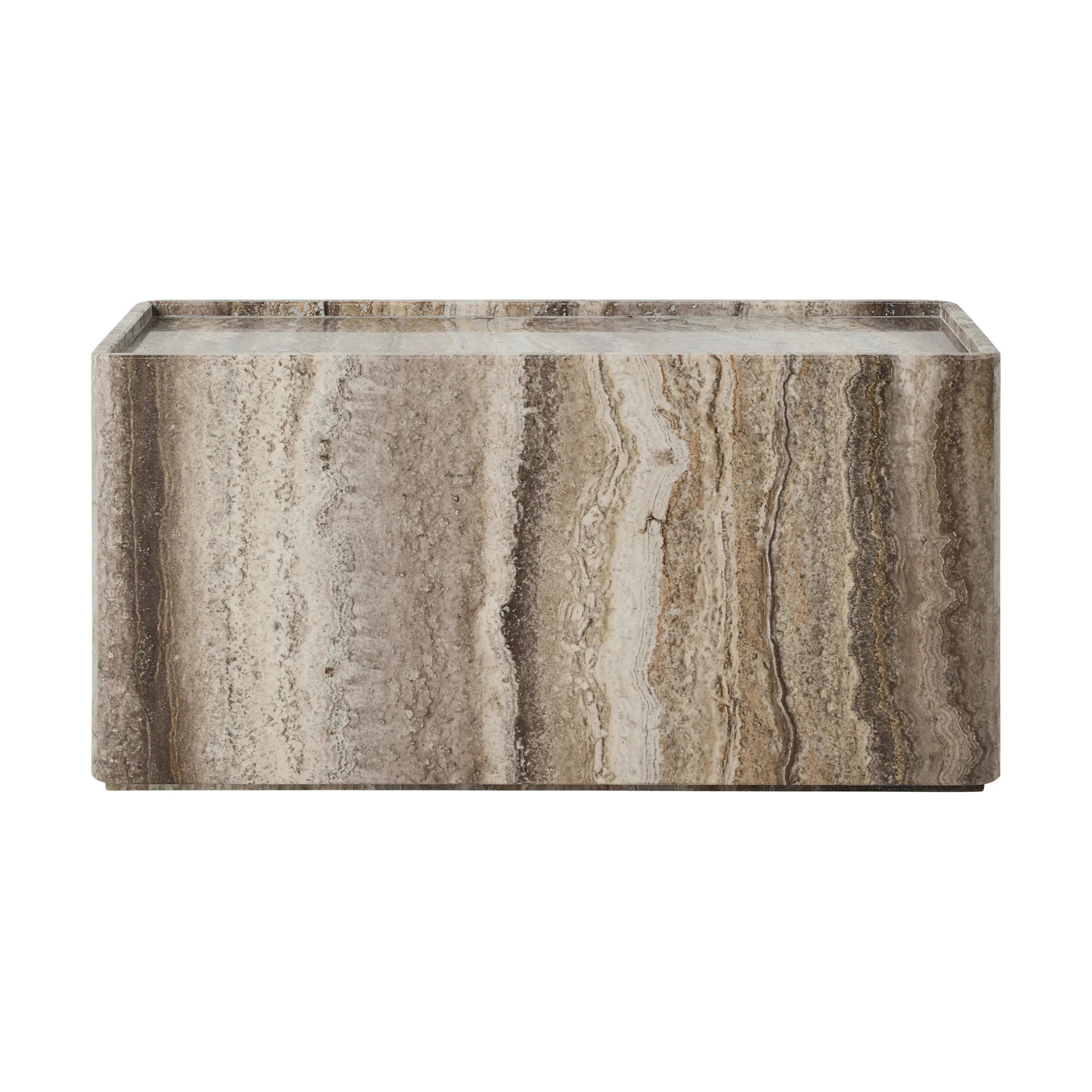 Mesa lateral Pietra 30x80x40 cm, Sépia animada GUBI