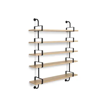 Prateleira parede 5 níveis Demon - Carvalho 155 cm - GUBI