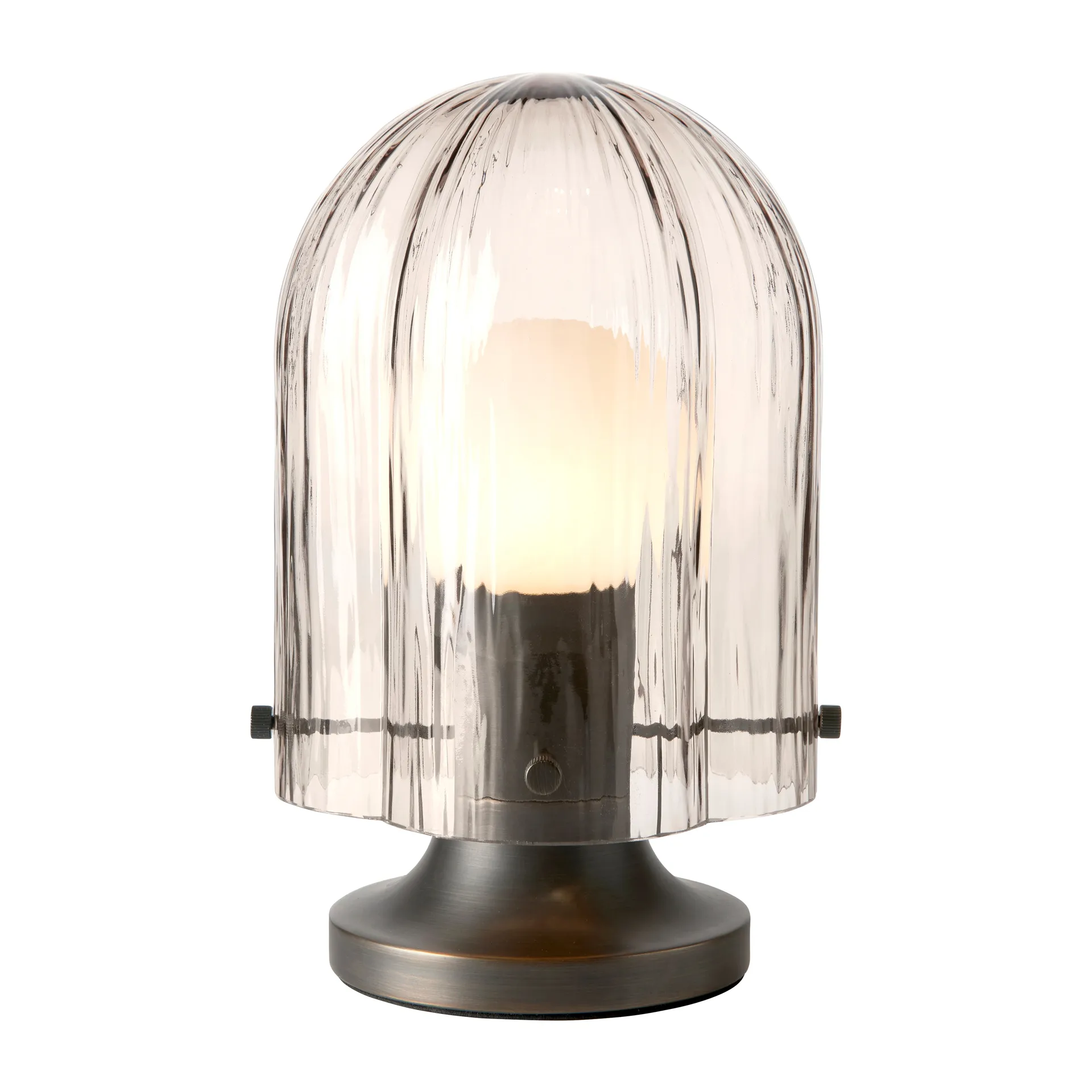 Seine candeeiro de mesa Ø17.2x26.2 cm, Latão-fumaça GUBI