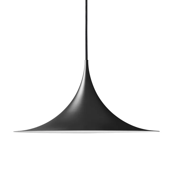 Semi candeeiro de suspensão Ø47 cm - Black semi matt - GUBI