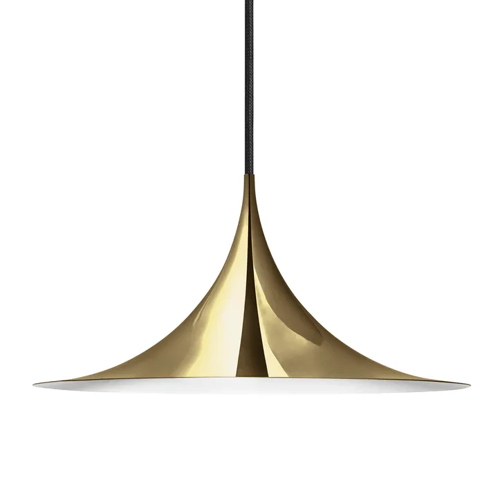 Semi candeeiro de suspensão Ø47 cm - Polished brass - GUBI