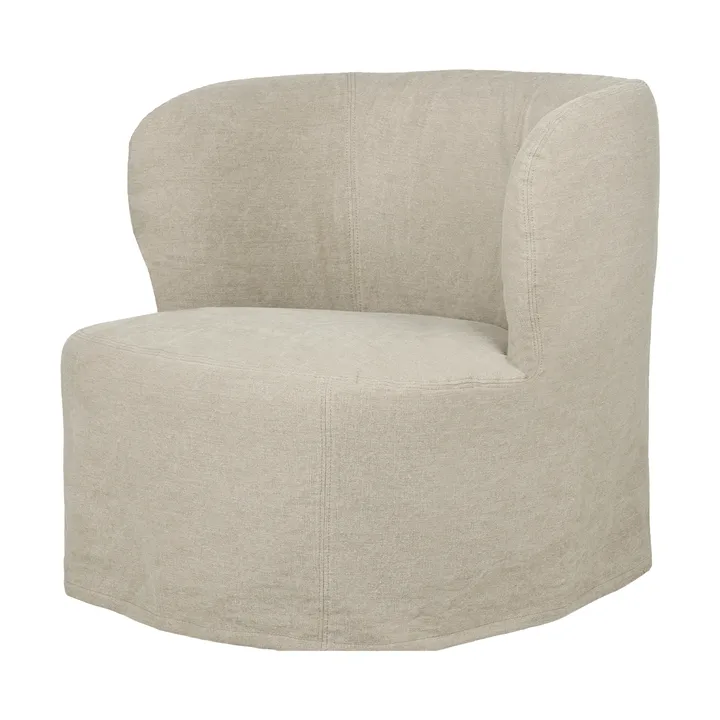 Stay Slipcover poltrona lounge - Linen 0023, grande - GUBI