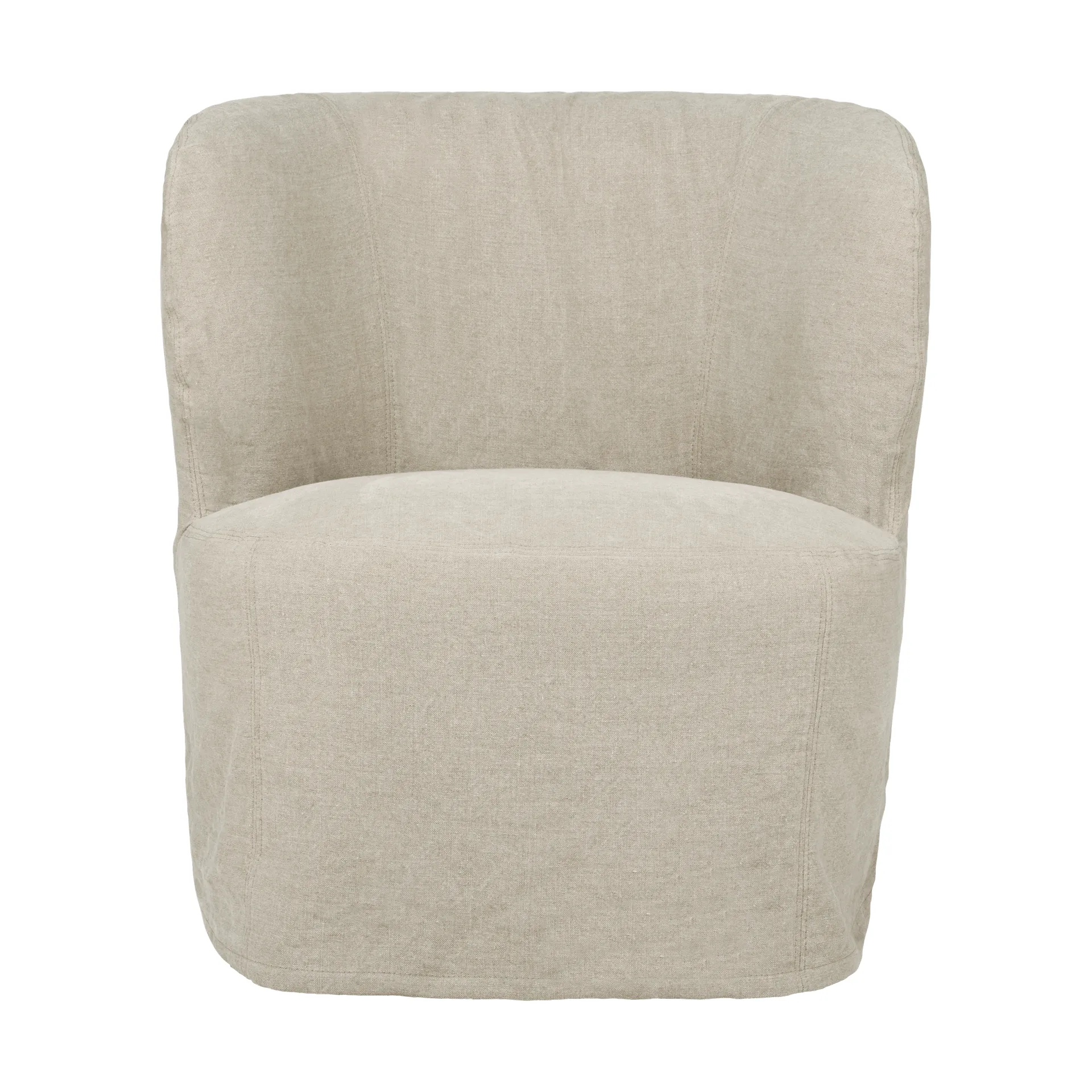 Stay Slipcover poltrona lounge, Linen 0023, pequeno GUBI