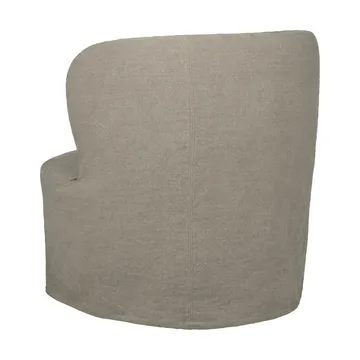 Stay Slipcover poltrona lounge - Linen 0024, pequeno - GUBI