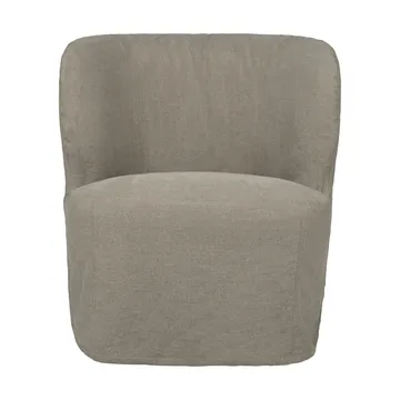 Stay Slipcover poltrona lounge - Linen 0024, pequeno - GUBI