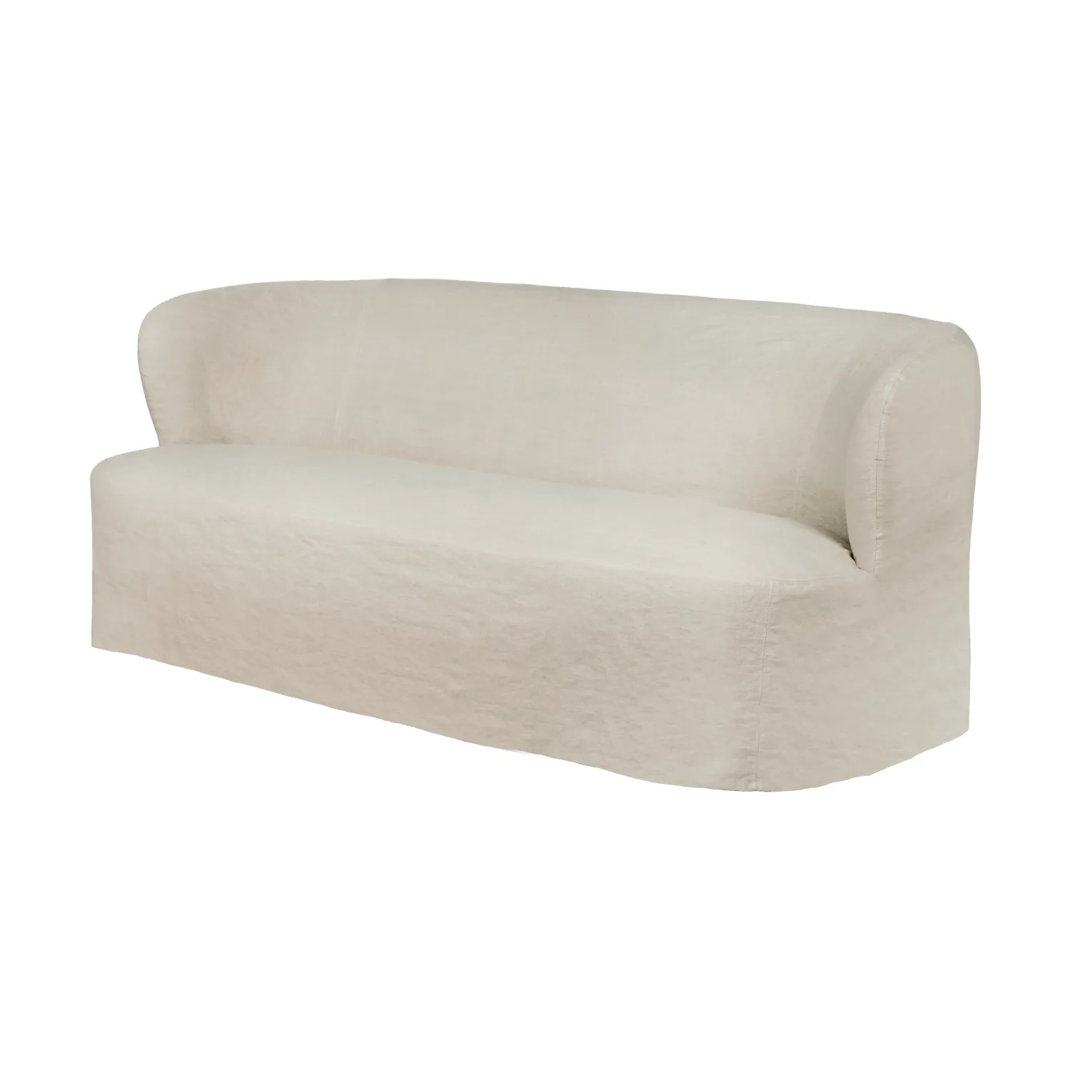 Stay Slipcover sofá, Linen 0023, 190x95 cm, sofá de 2,5 lugares GUBI
