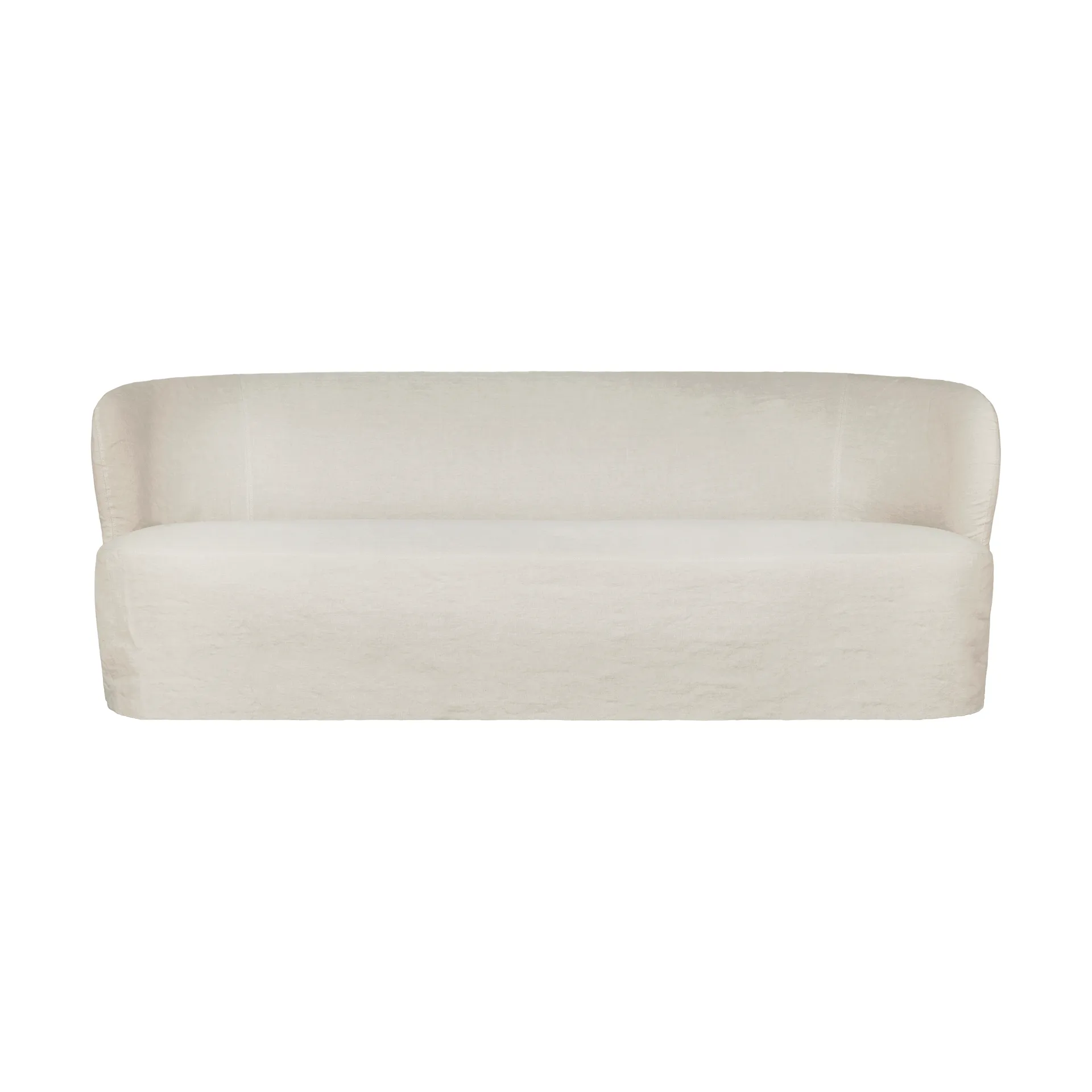 Stay Slipcover sofá, Linen 0023, 220x95 cm, 3 lugares GUBI