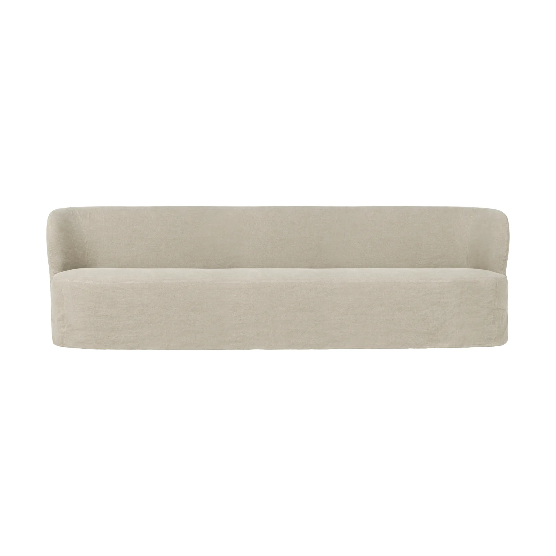 Stay Slipcover sofá, Linen 0023, 260x70 cm, 4 lugares GUBI